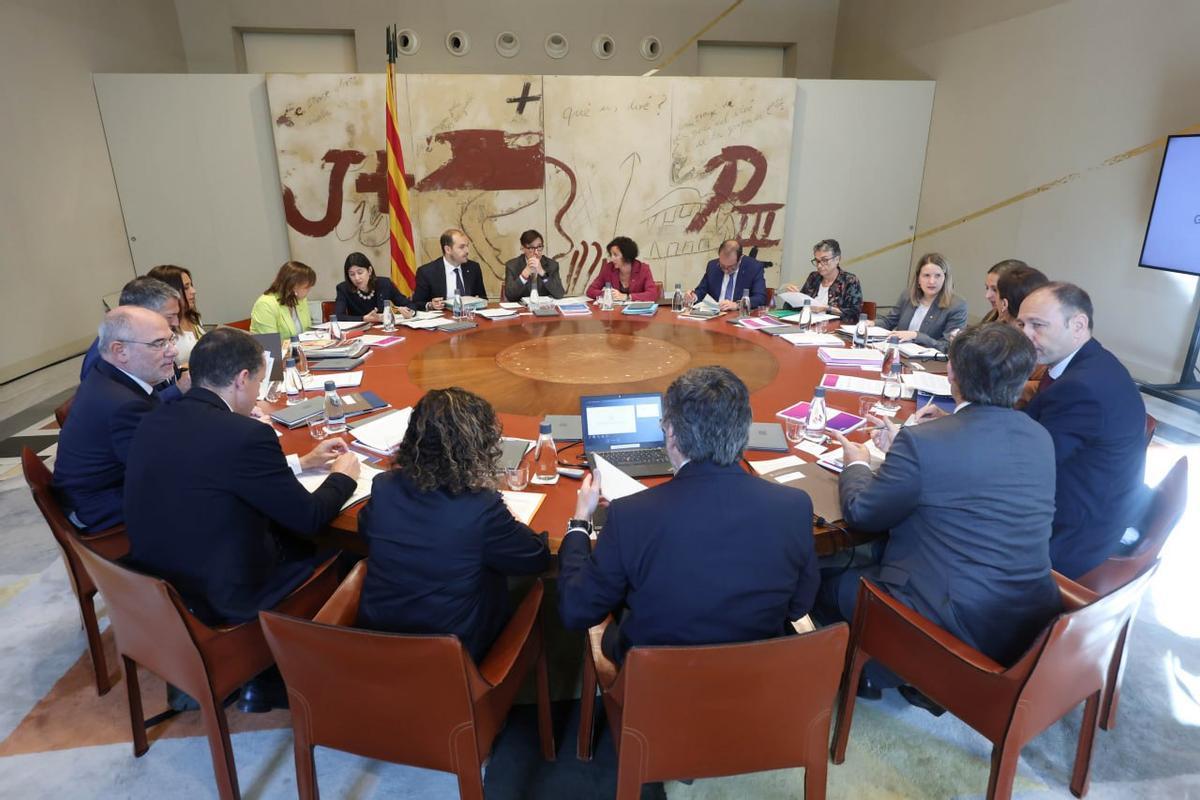 El Govern de Salvador Illa, reunido este martes El Govern de Salvador Illa, reunido este martes