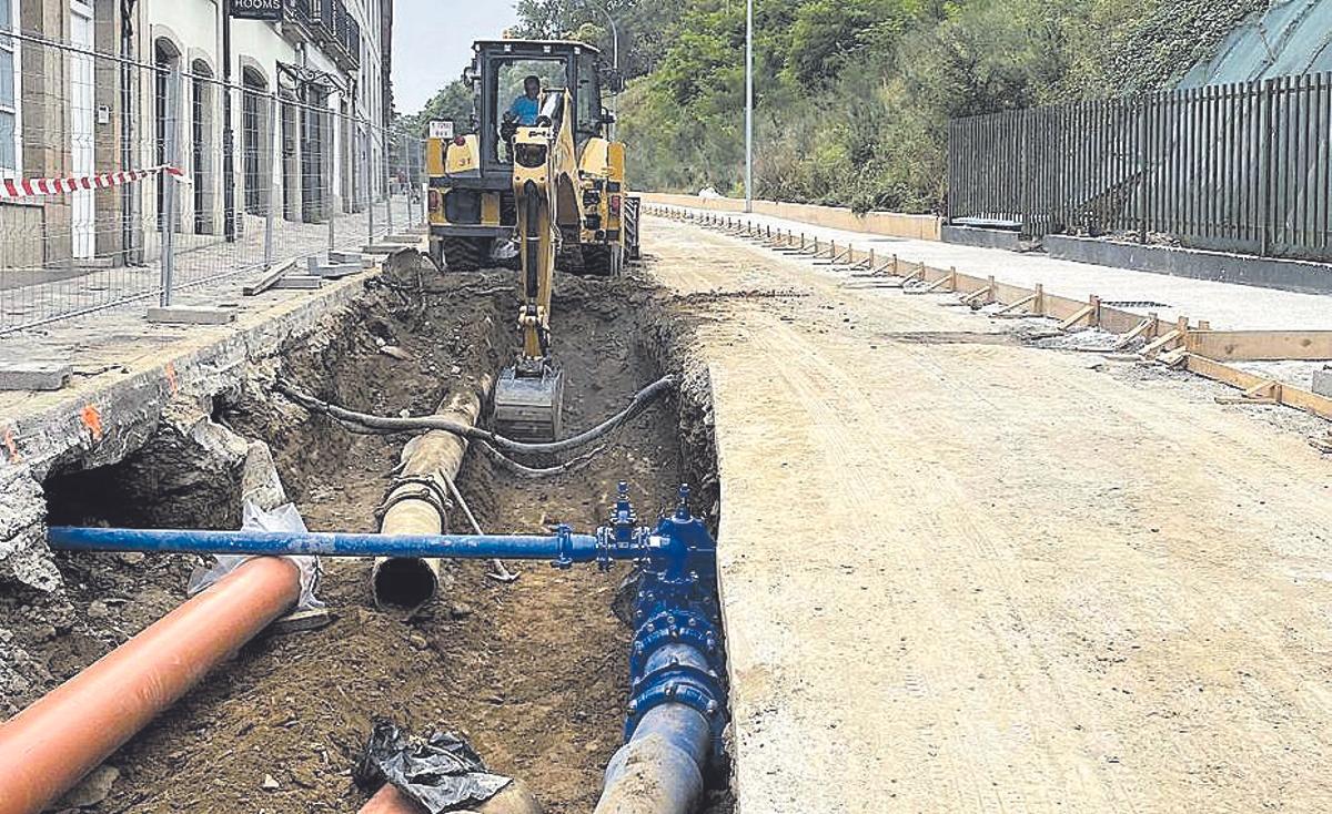 Canalizaciones nuevas y entronque a las viviendas