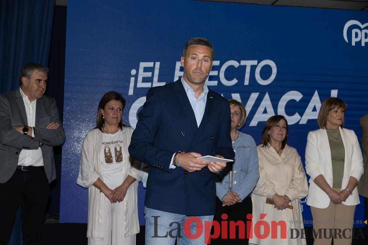 Elecciones 28M: Presentación de la lista del PP en Caravaca