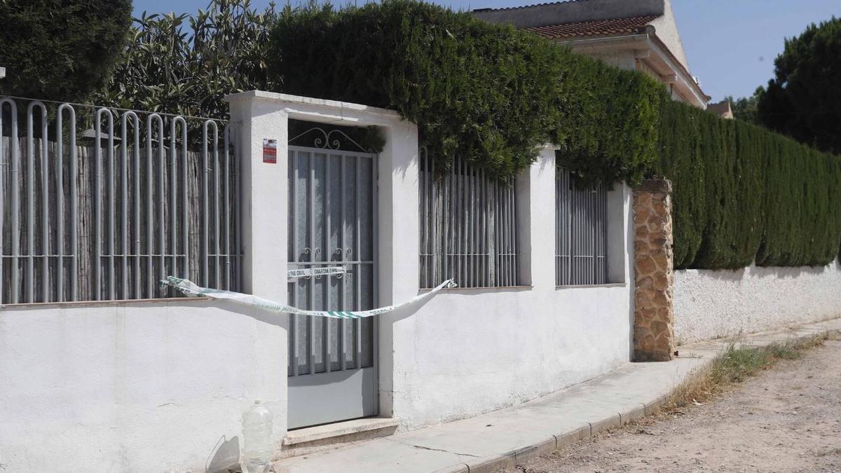 Chalet del Llíria donde se produjo el crimen el pasado mes de junio.