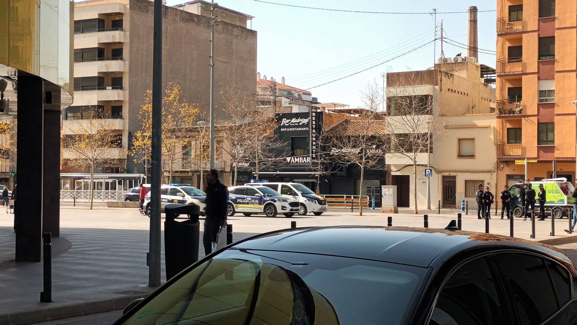 Ambiente matinal en el Estadio de la Cerámica en la previa del Villarreal-Olympique