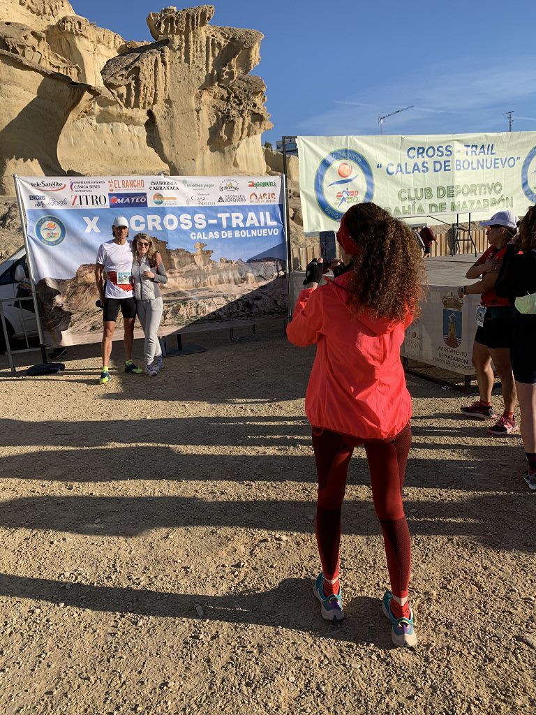 Todas las imágenes del cross por las calas de Bolnuevo, en Mazarrón