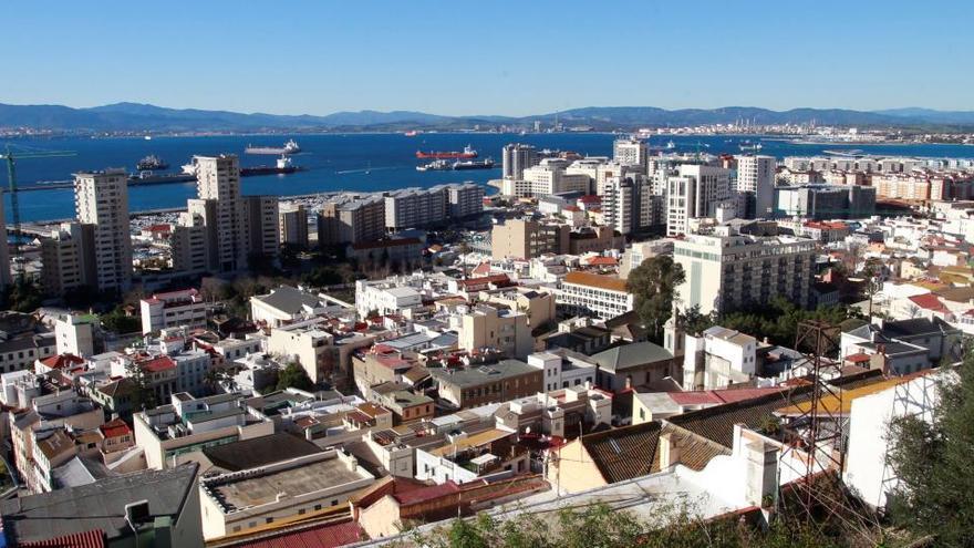 Vista desde el peñón de Gibraltar.