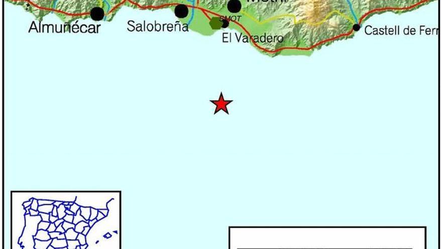 El epicentro se localizó frente a la costa de Granada.
