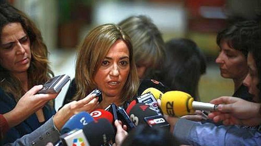 Carme Chacón asegura que PSC y PSOE &quot;deben seguir caminando juntos&quot;