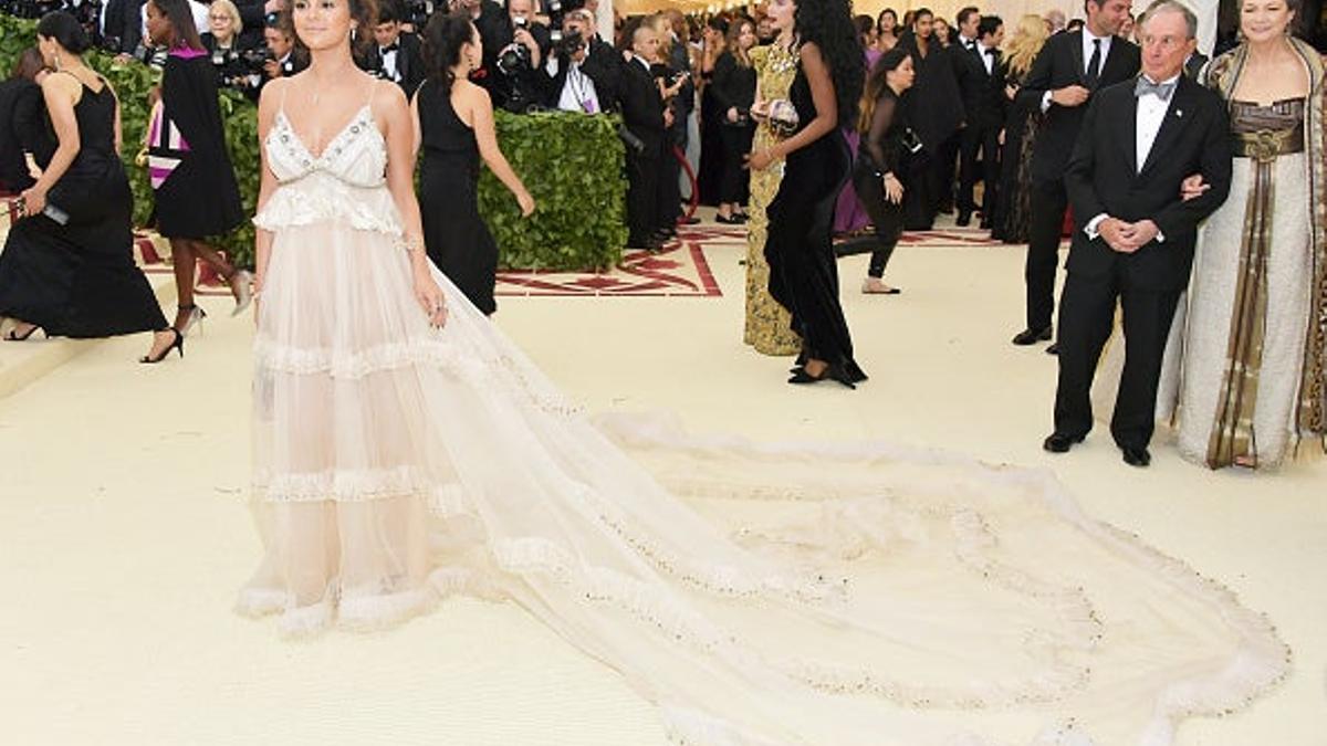 Selena Gomez, que este año no se ha currado mucho su look de la Gala Met