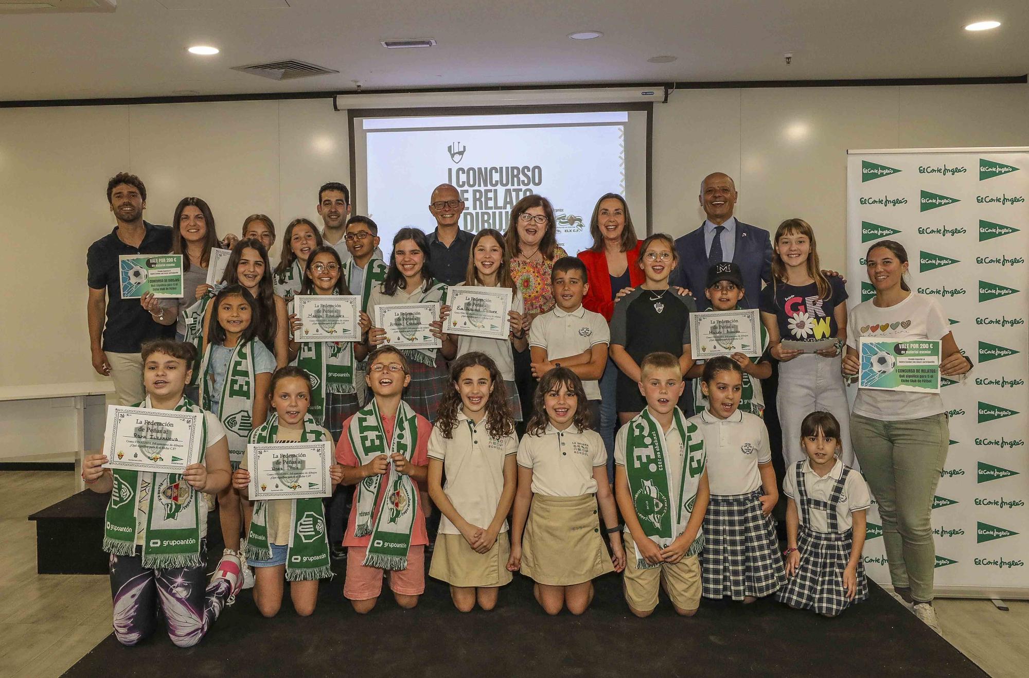 Éxito de participación en el concurso escolar de la Federación de Peñas del Elche