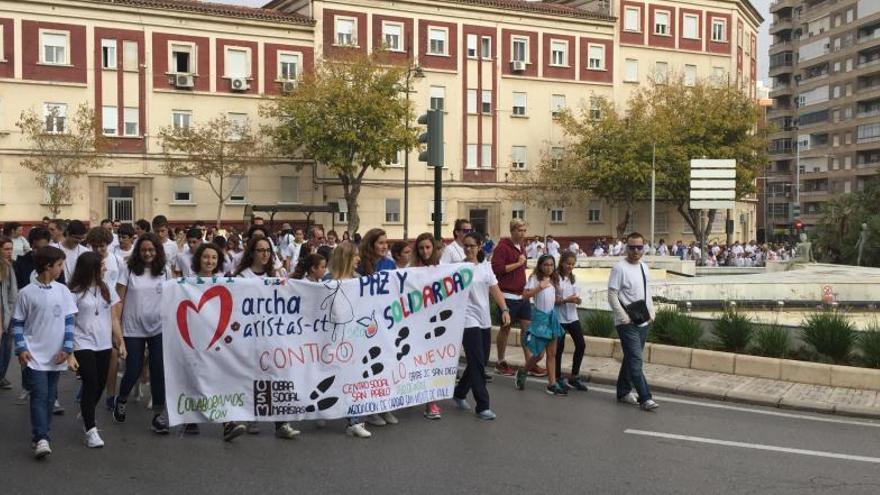 Un momento de la marcha de este sábado.