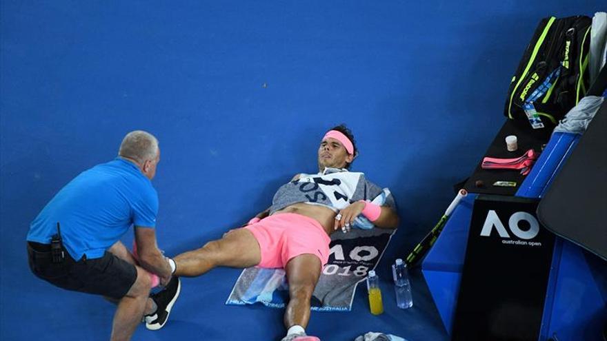 Rafa Nadal, obligado a tirar la toalla en Melbourne por lesión
