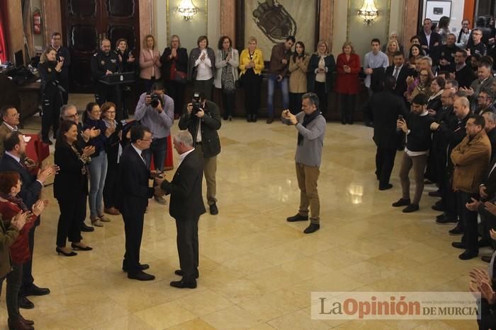 Homenaje a los policías locales jubilados en Murcia