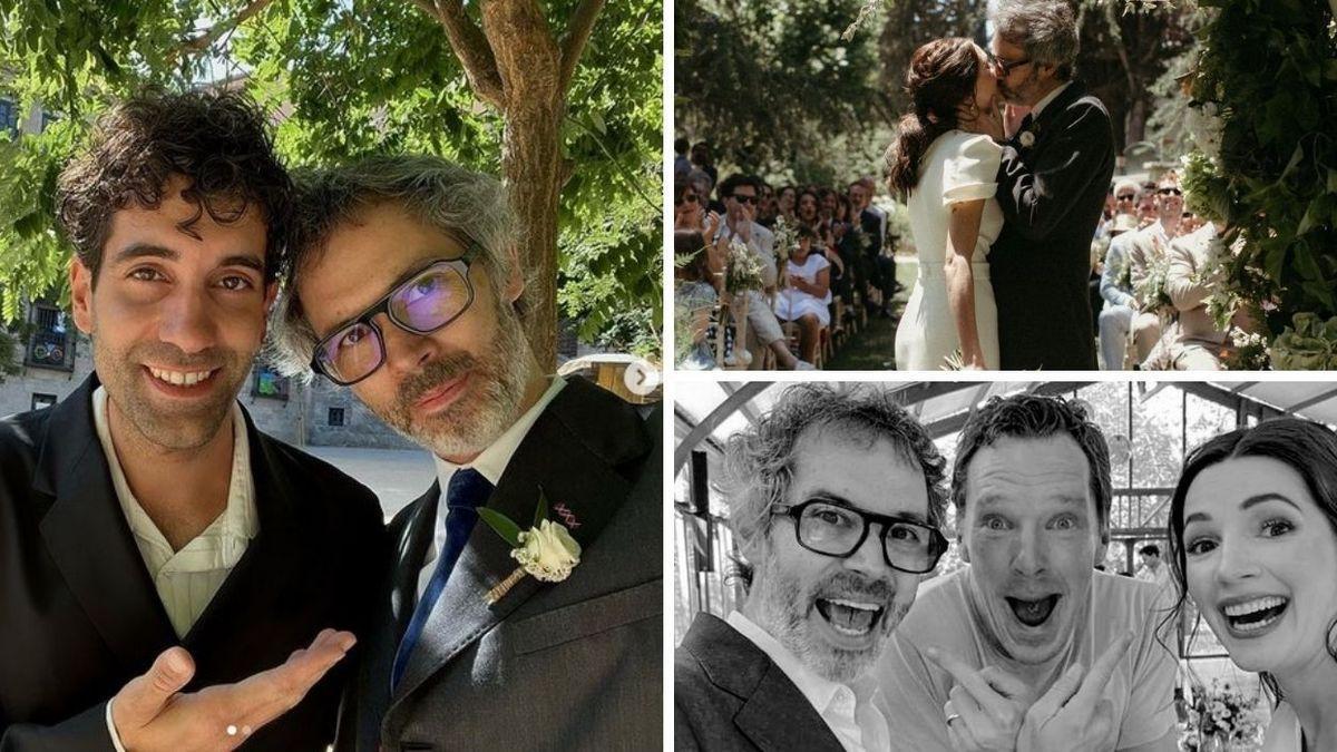 El actor gallego Tamar Novas fue el &quot;padriño&quot; de James Rhodes en su boda con Micaela Breque, a la que también asistió el intérprete británico Benedict Cumberbatch.