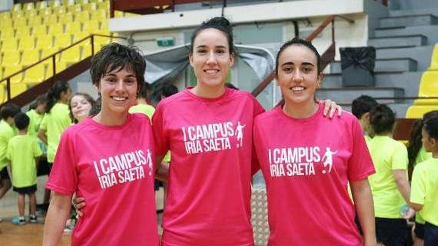 Marta Rodríguez, Iria Saeta y Vanessa Sotelo. // I.O.