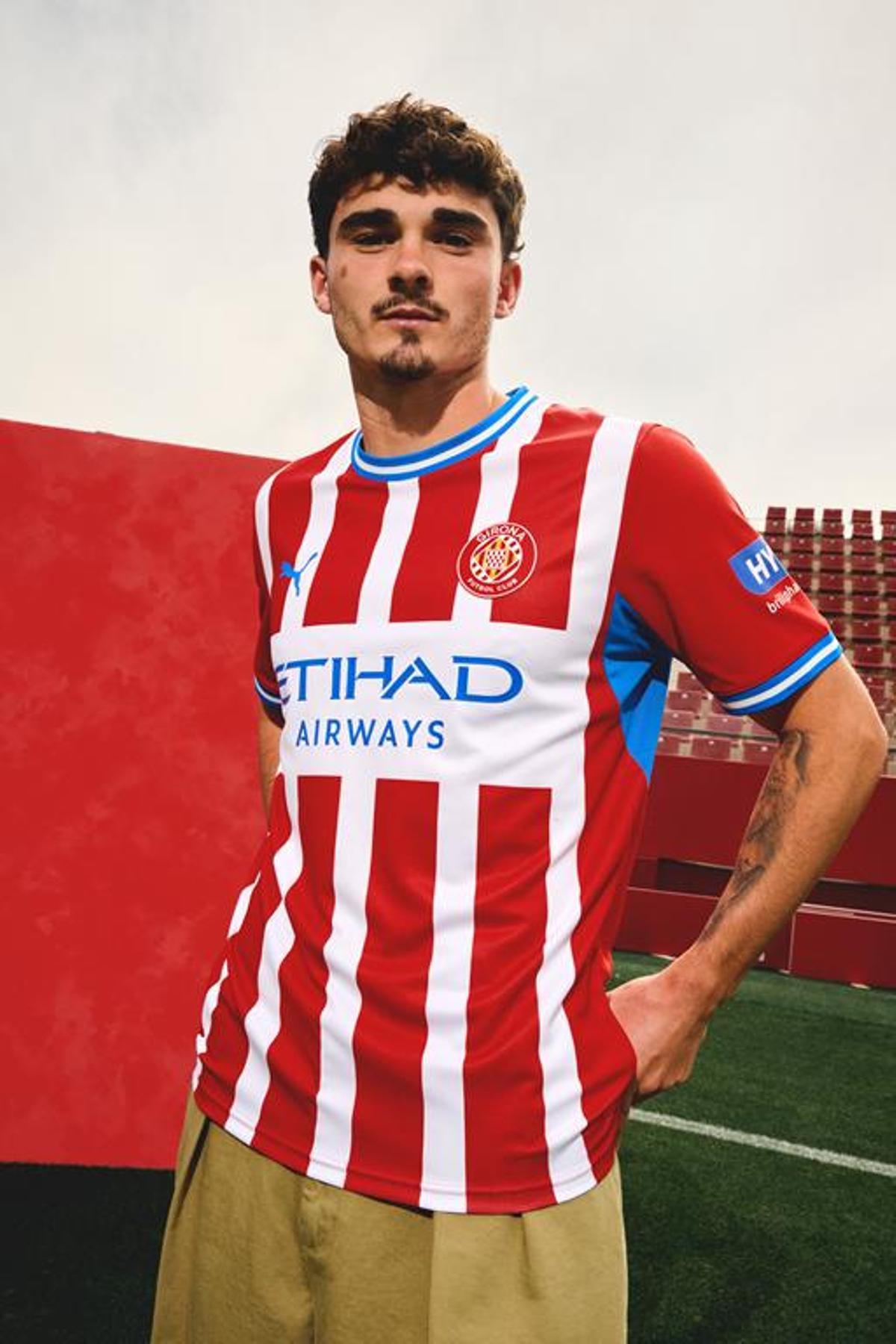 Les imatges de la primera equipació del Girona per la temporada 2026-27