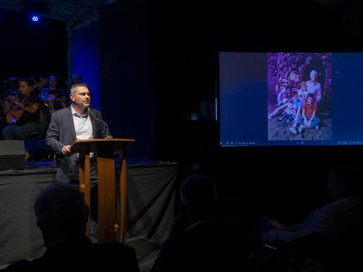 Homenaje póstumo a Juan Santana de León en Máguez, en el norte de Lanzarote