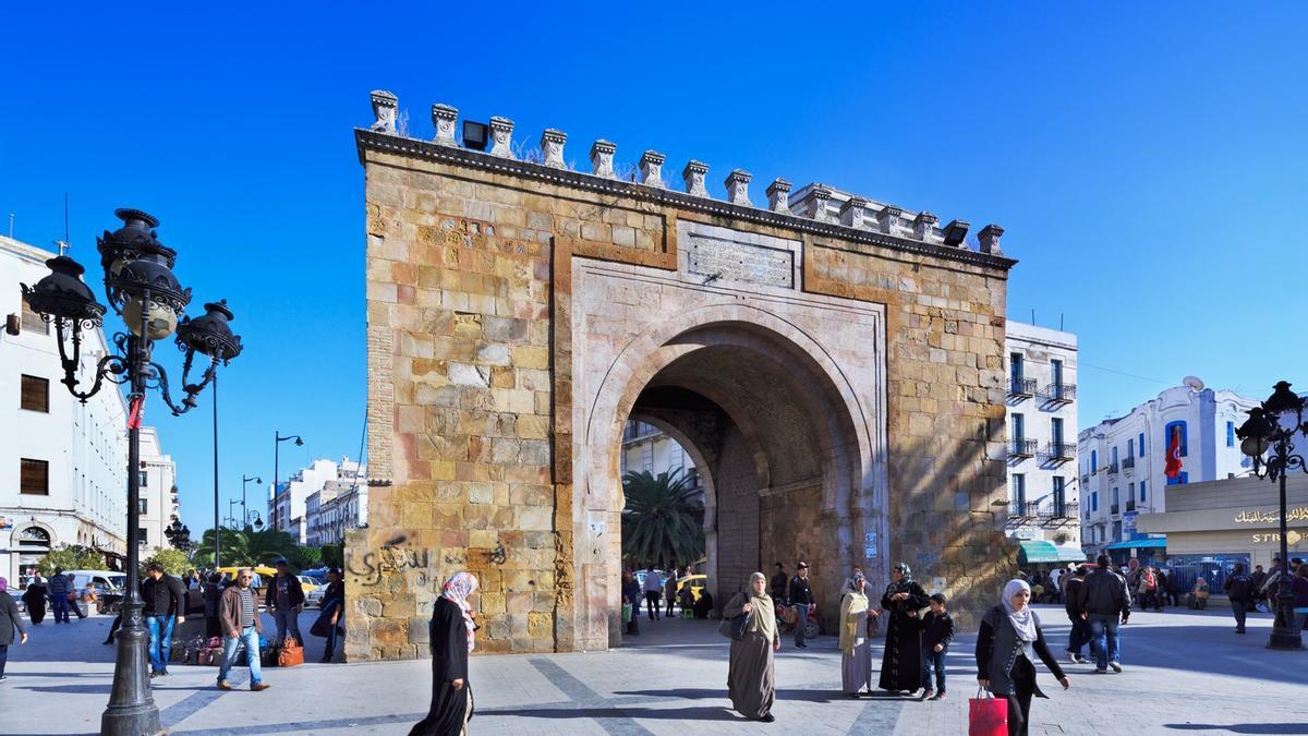Puerta de Francia o Bab Bhar en Tunez