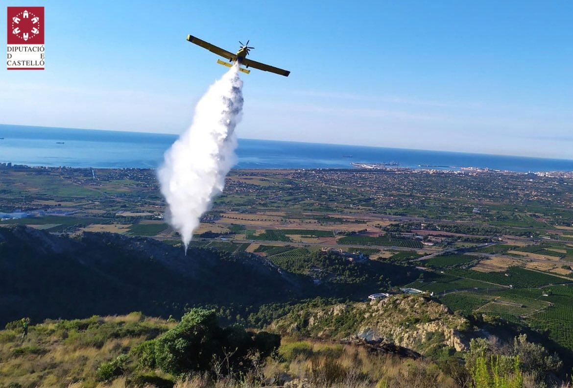 Controlado un incendio en el Desert de les Palmes