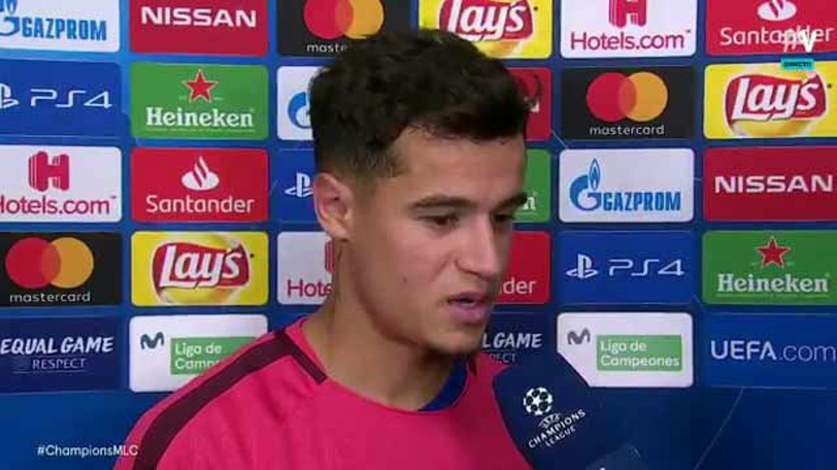 Coutinho admite que no está al 100% y que tiene ganas de mejorar