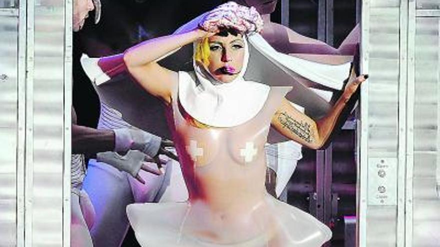 Lady Gaga, en Milán el sábado.