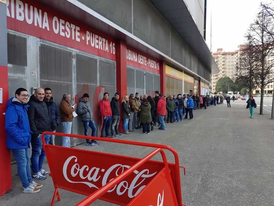 Venta de entradas para la visita del Madrid a El Molinón