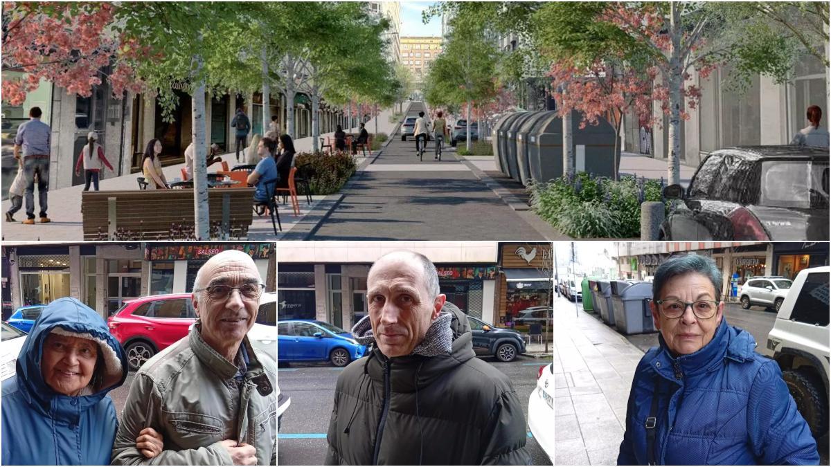 Unas horas después del plan anunciado por Raxoi, comerciantes y vecinos del Ensanche lo valoraron «positivamente»