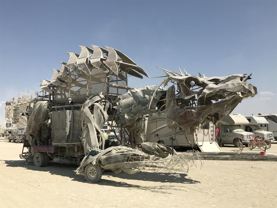 Reconocimiento al 'Ibiza Camp' en el Burning Man