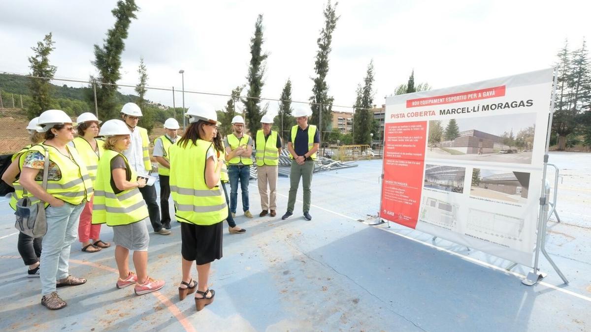 Las obras en la escuela Marcel·li Moragues de Gavà.