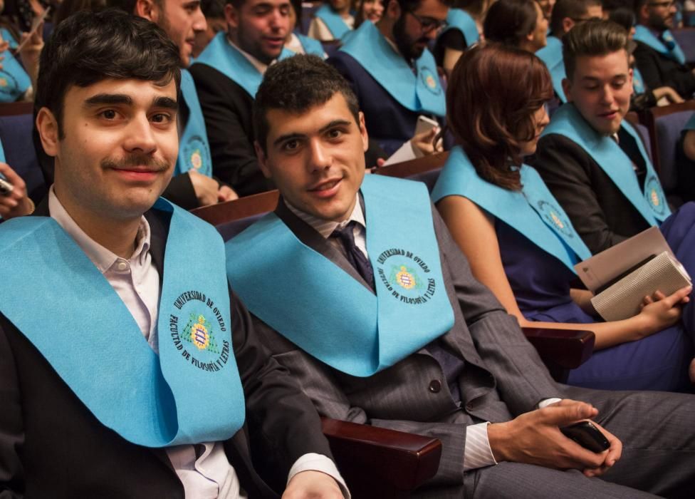 Graduación de la Facutad de Filosofía y Letras en el Auditorio