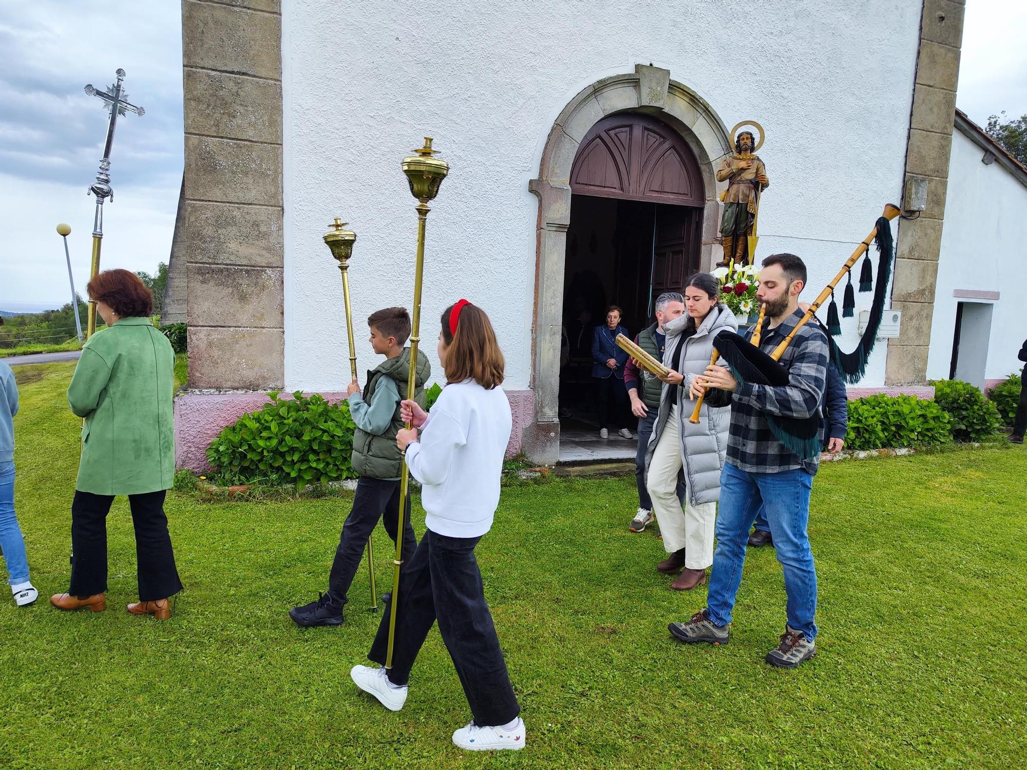 San Isidro, de procesión en Santa Eugenia medio siglo después