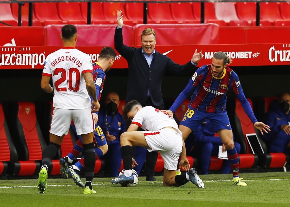 Sevilla - Barça, en imatges