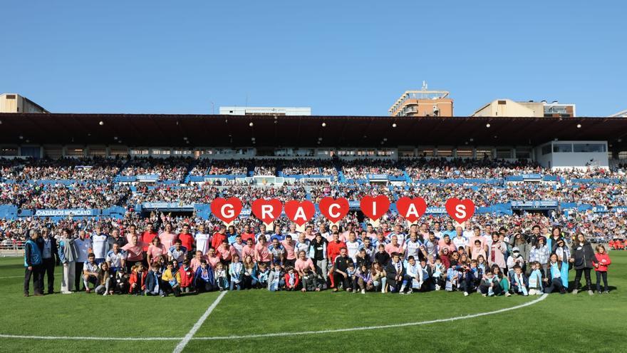 La Romareda se viste de gala para acoger un año más el partido de Aspanoa