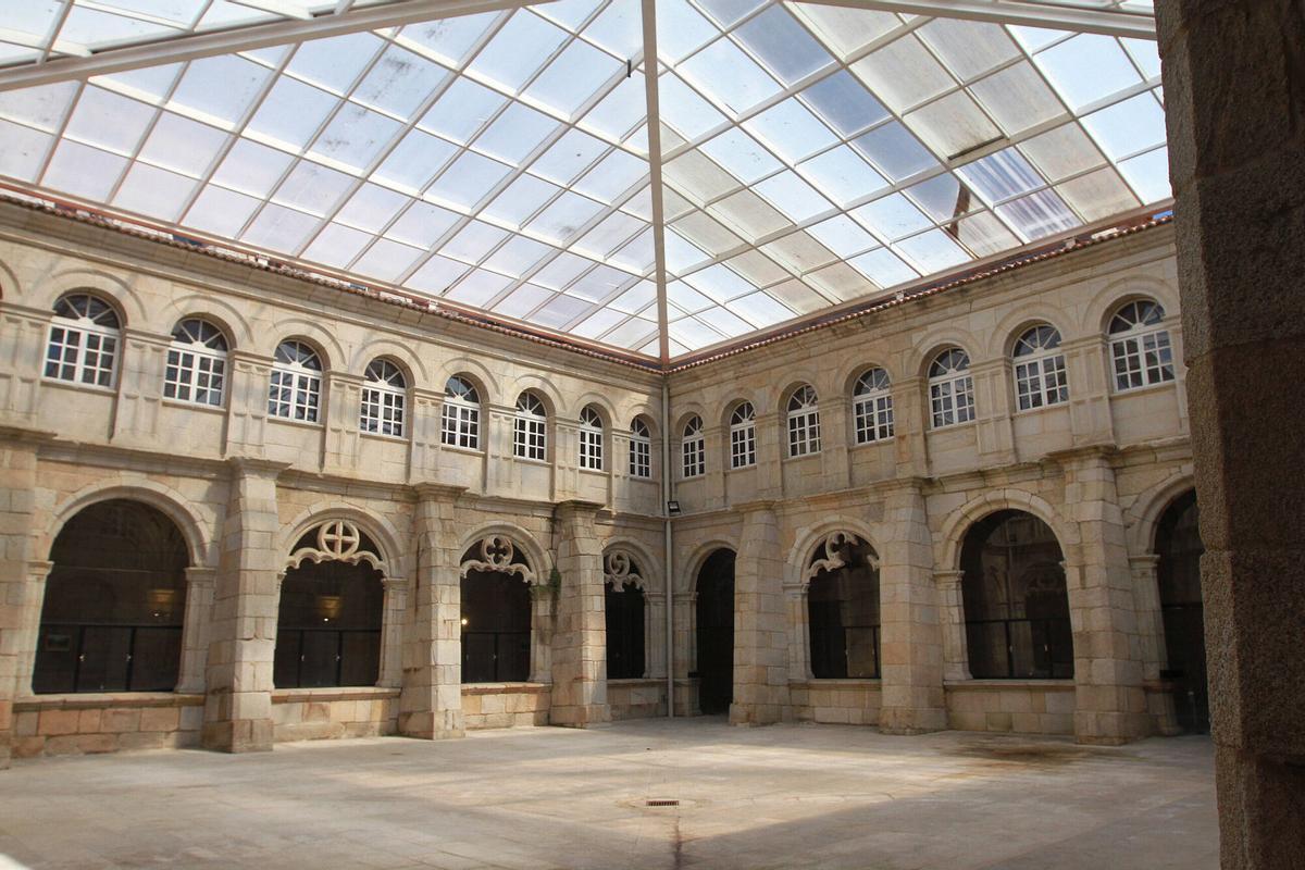 Así es la antigua sala de los monjes convertida en biblioteca pública en Montederramo
