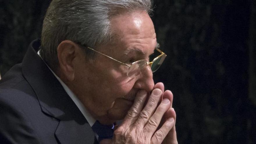 El presidente de Cuba, Raúl Castro, este lunes en la ONU.