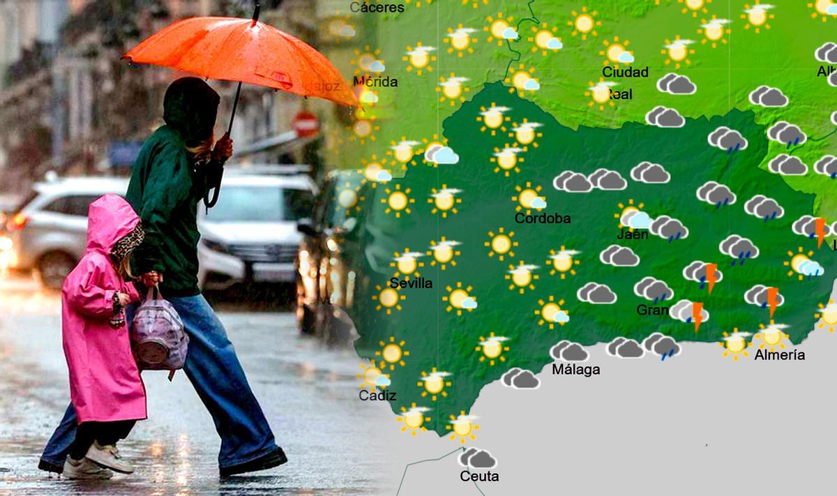 El tiempo mejora el jueves pero seguirán los avisos por lluvias y tormentas.