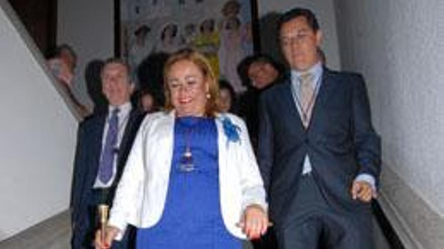 Reyes, Castellano y Rodríguez, el día de la sesión de investidura. | yaiza socorro