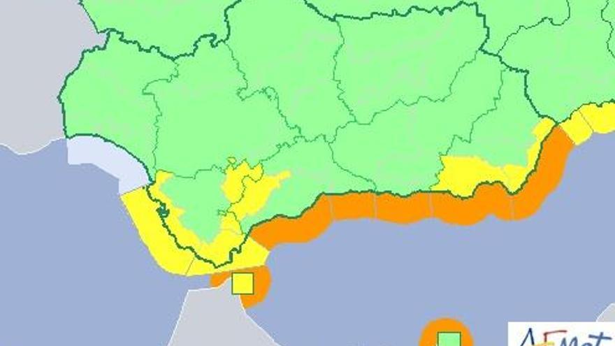 Además de lo vientos costeros, también hay activada una alerta amarilla por viento en la Serranía de Ronda.