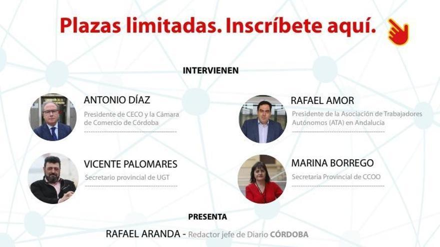 Diario CÓRDOBA analiza en un debate por internet el impacto del covid-19 en el empleo