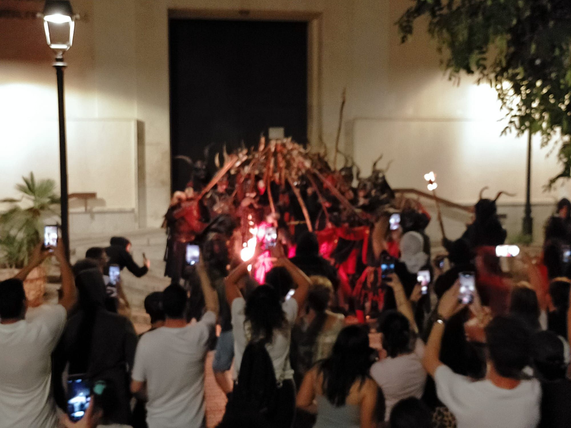 Imagen de archivo del correfoc de Blanquerna, llamado Blanqfoc.