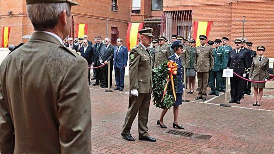 Acto militar celebrado en Zamora.