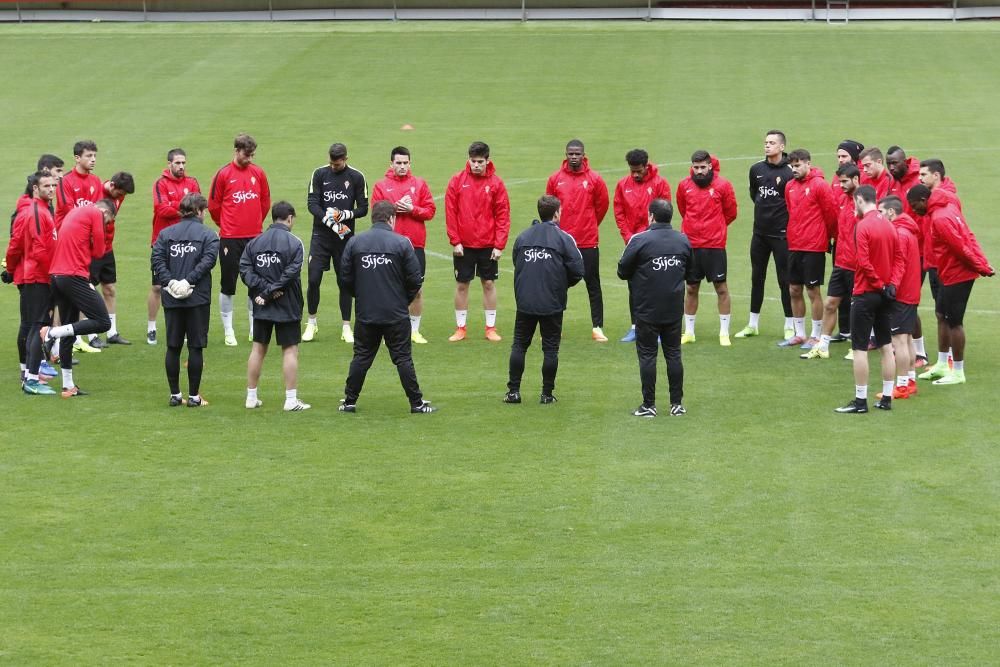 Elderson Echiéjile ya se entrena con el Sporting en El Molinón.