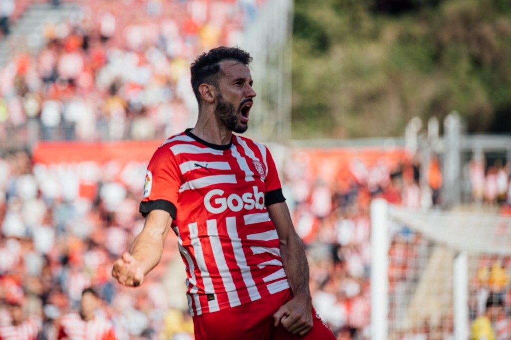 Stuani celebra con rabia el empate 'in extremis' ante el Cádiz | Girona FC