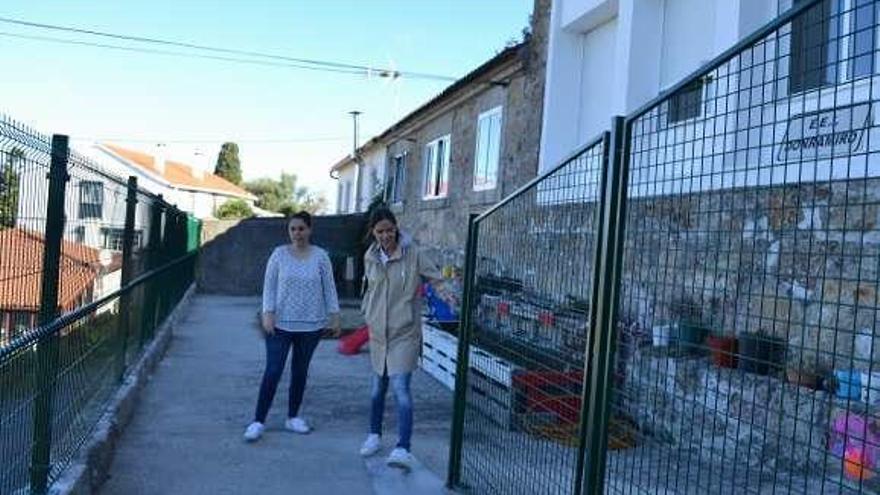 Eva Montoto supervisó ayer los trabajos.