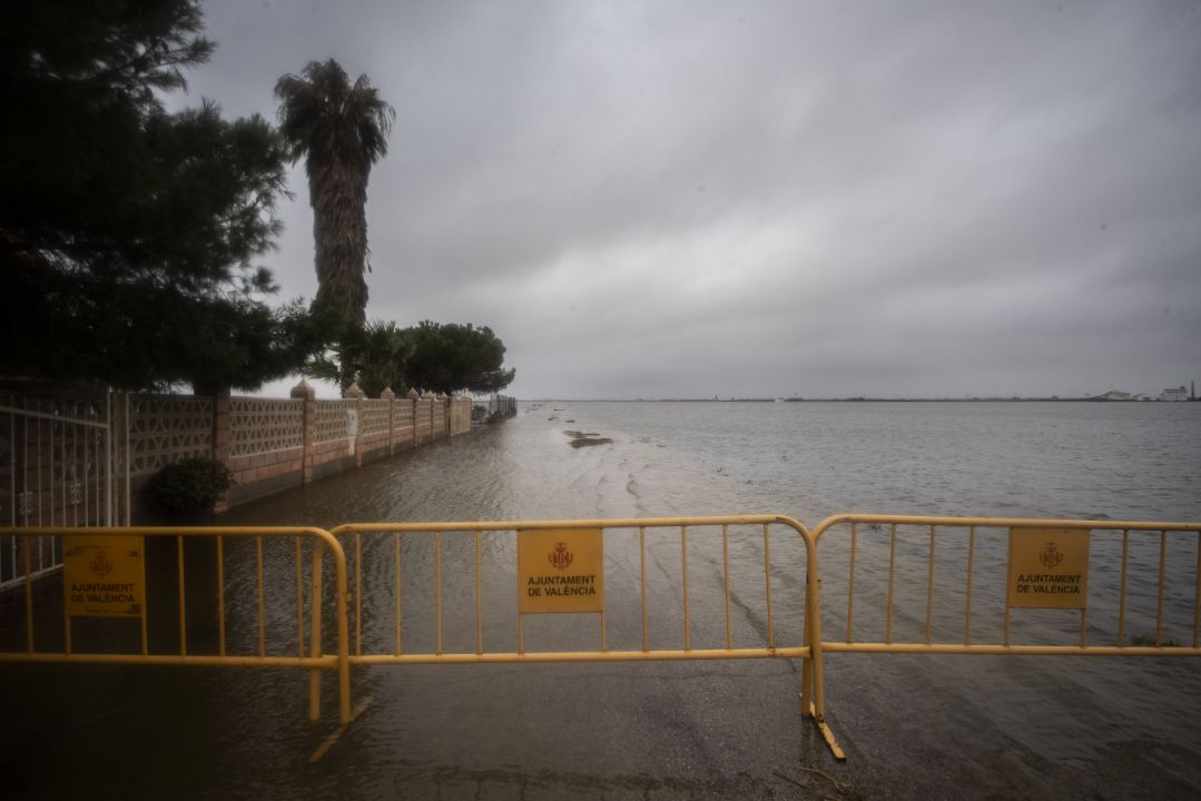 El Palmar, inundado.