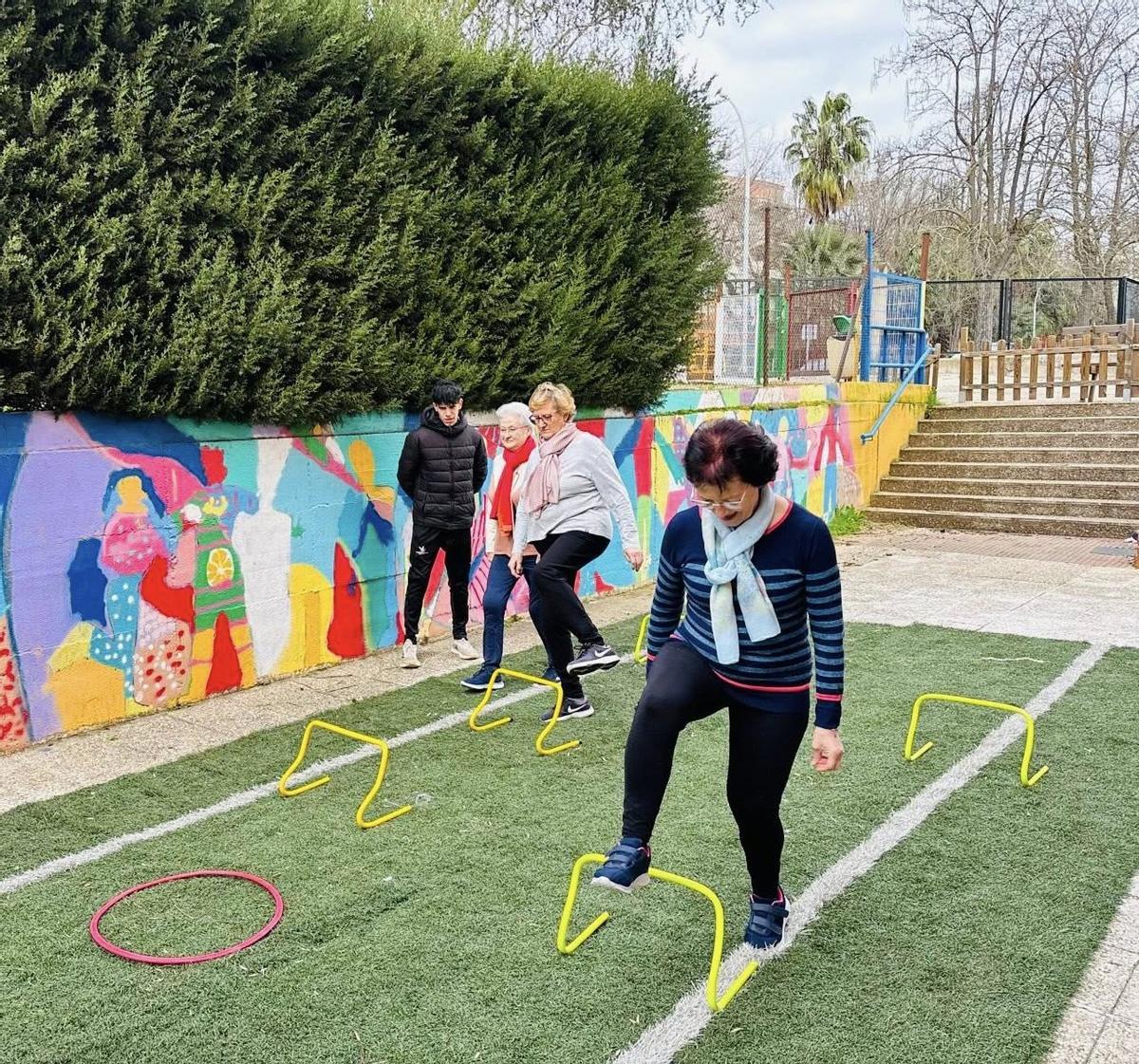 Paseos saludables del centro de salud de Nueva Ciudad en Mérida.