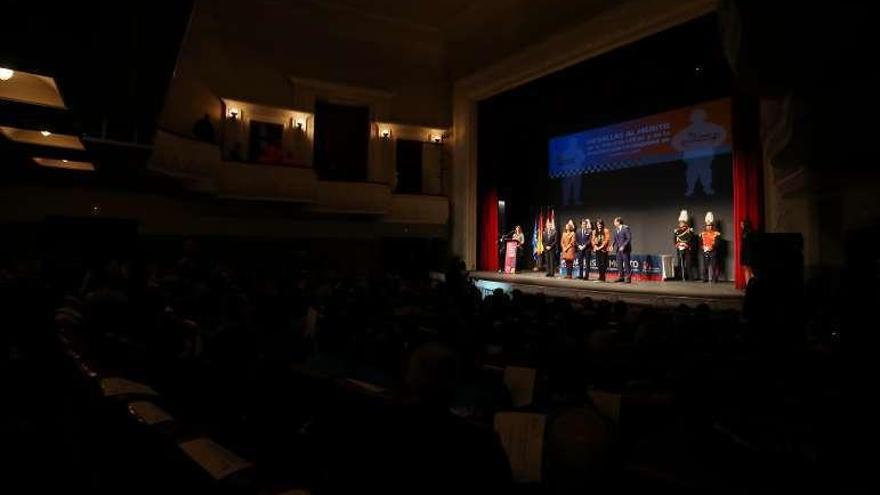 Un momento de la entrega de galardones.