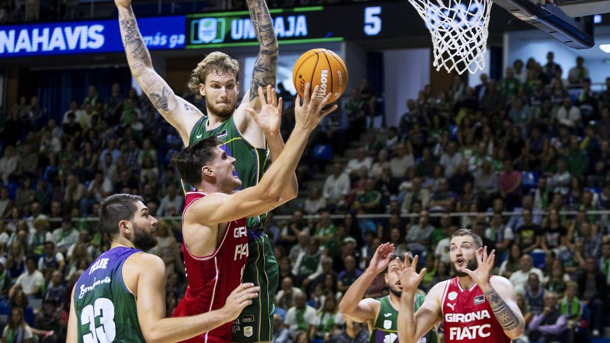 Sergi Martínez, en el partit davant l'Unicaja a Màlaga.