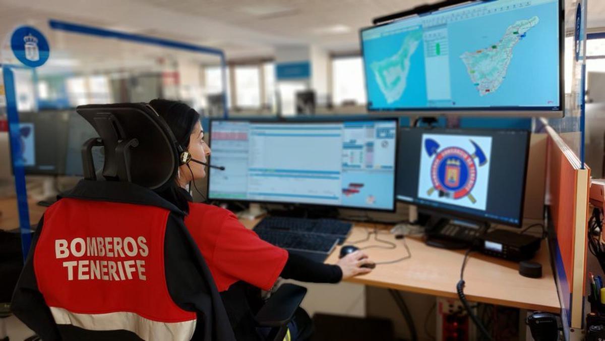 Sala operativa del Centro Coordinador de Emergencias y Seguridad (Cecoes) 1-1-2