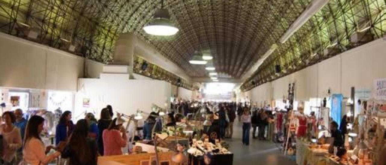 El espacio que ocupará la feria en Chamartín.