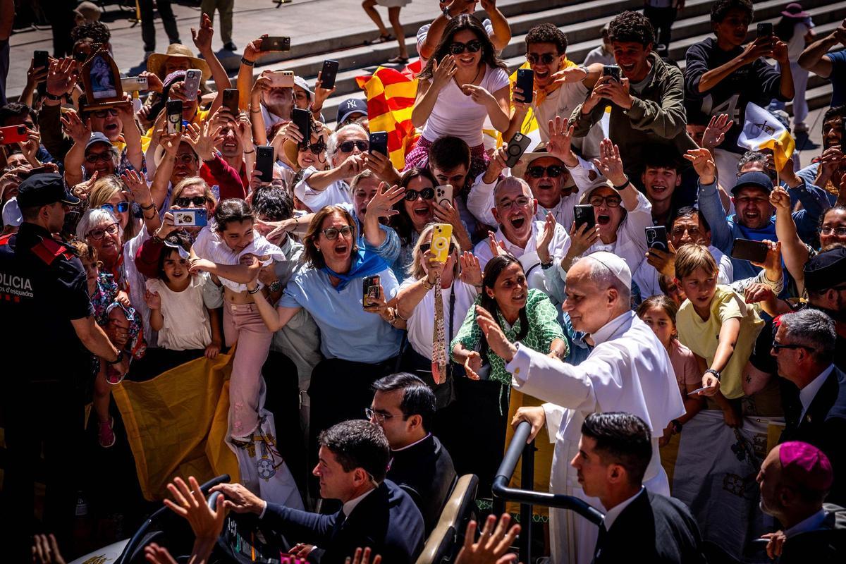 El Papa León XIV visita Montserrat