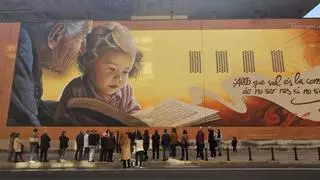 VÍDEO: Así se pintó el mural de Estellés de Tavernes