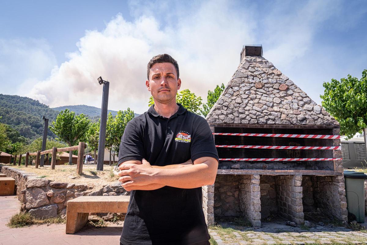 Sergi, gerente del camping Pasqualet de Caldes de Montbui